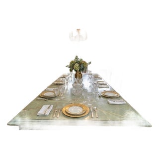 Vintage Custom Made Dining Room Table Attributed to Carleton Varney For Sale