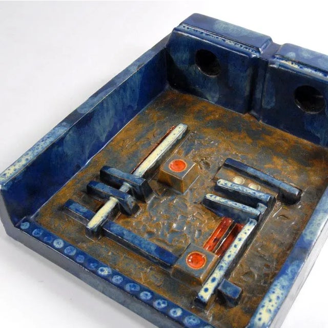 1960s Brutalist Wall Sculpture Candleholder by Orsted Johansen, Denmark, 1960s For Sale - Image 5 of 9