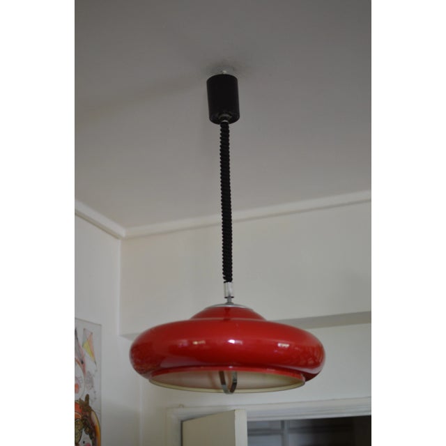 Space Age UFO Pendant Lamp, 1970 For Sale - Image 10 of 15