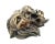 Antique Brass Finish Metal Lion Head Wall Sculptures For Sale - Image 6 of 9