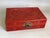 A finely carved Chinese cinnabar lacquer jewelry box dating to the 1950s–1960s export period, featuring elaborate dragon...