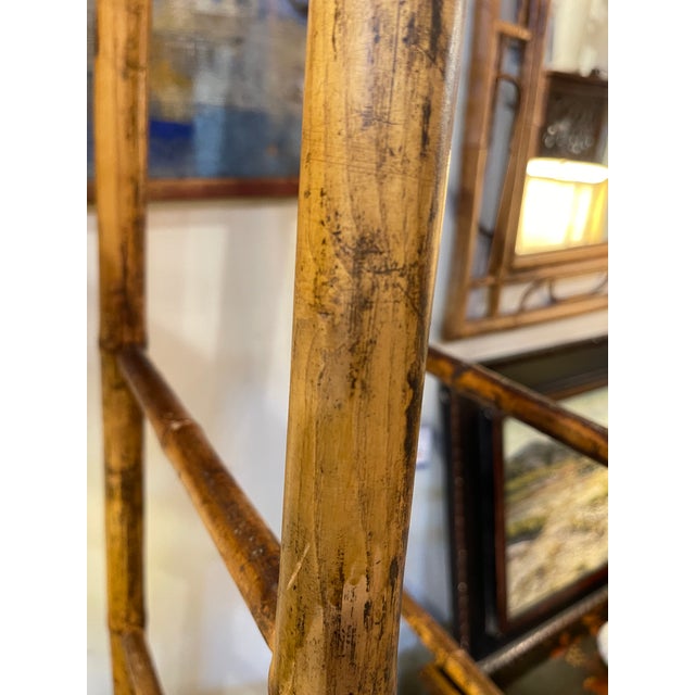 19th Century French Bamboo Folding Double Library Ladder For Sale - Image 15 of 18