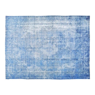 Vintage Hand Knotted Wool Rug, 9'6"x13' For Sale