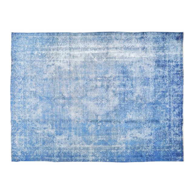 Vintage Hand Knotted Wool Rug, 9'6"x13' For Sale