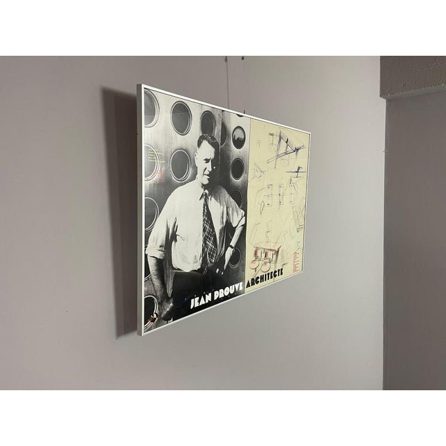 Jean Prouvé Architecte Poster from Archives Internationales, France, 1995 For Sale - Image 4 of 15