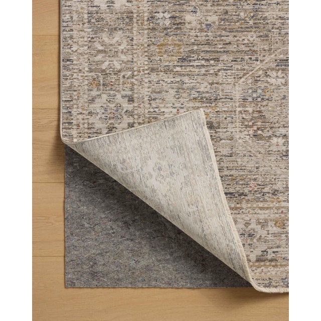Chris Loves Julia x Loloi Ida Taupe / Multi 5'-3" x 7'-6" Area Rug For Sale In Dallas - Image 6 of 6