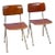 Set of Dutch Teak Plywood Dining Chairs from Marko, 1960s For Sale