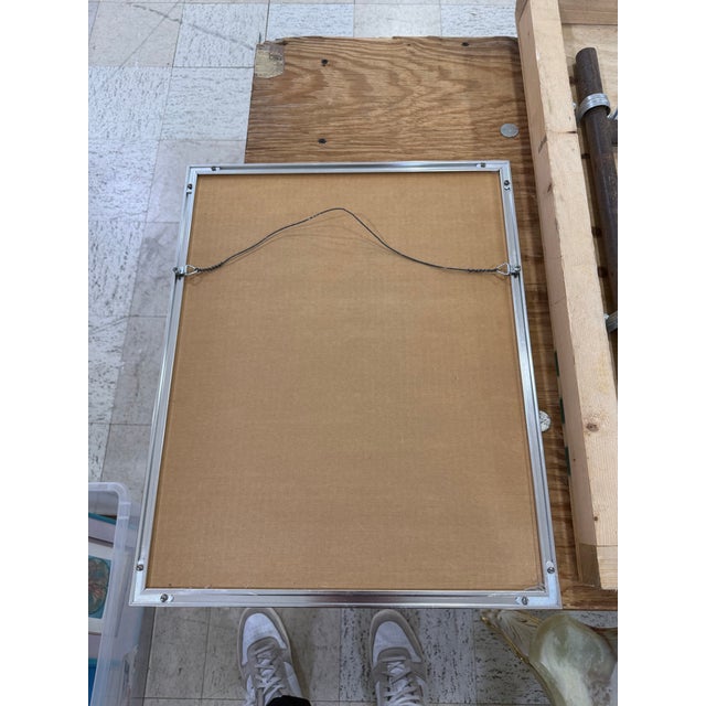 LEROY NEIMAN AT THE BILLIARDS CIRCA 1990'S SIGNED PRINT FRAMED Excellent condition Measurements : 20x16 The product is a...