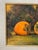 Traditional Persimmon Oil Painting Fruit Still Life Original Oil Painting. Signed For Sale - Image 3 of 5