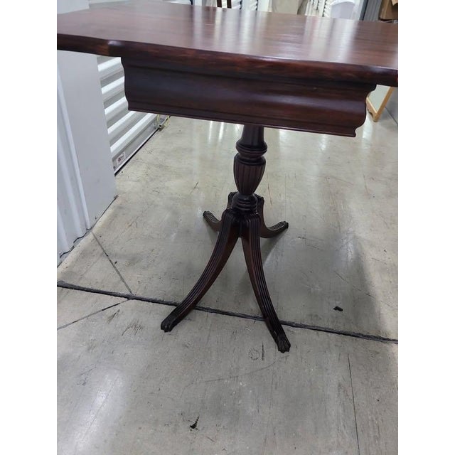 Brandt Brandt Vintage Mahogany Gaming Table #155 For Sale - Image 4 of 9