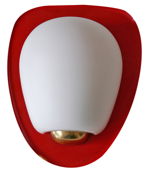 Mid-Century Modern Sconce Shell by Wilhelm Wagenfeld for Peill & Putzler, 1950s