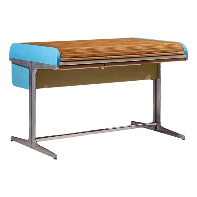 George Nelson for Herman Miller Action Office Mid Century Rolltop Desk For Sale