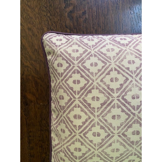 Traditional Pintura Studio Berain in Lilac Throw Pillow Cover For Sale - Image 3 of 5
