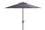2020s Athens 11Ft Round Crank Umbrella, Navy & White For Sale - Image 5 of 5