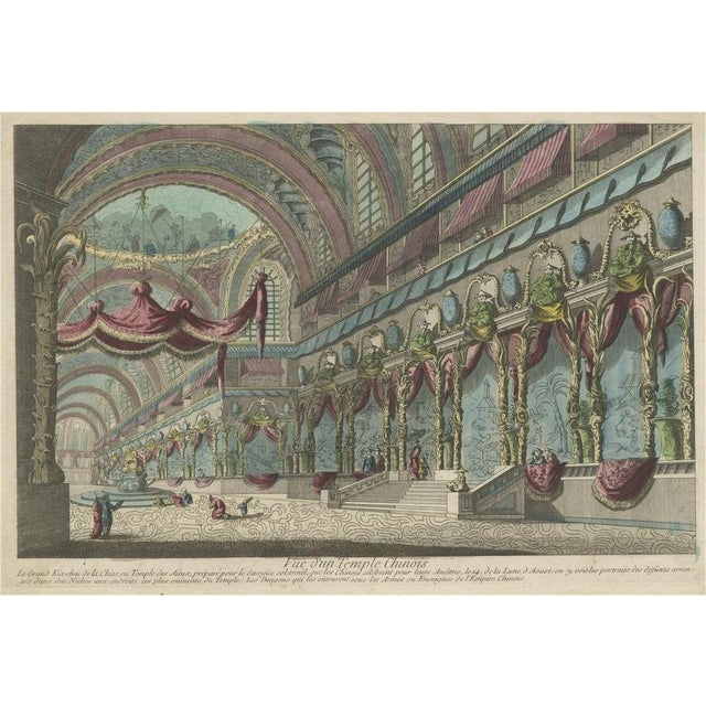 Paper View of a Chinese Temple, Paper For Sale - Image 7 of 7