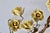 Italian Gilded Tole Porcelain Yellow Roses Leaf Vine Marble Base Table Accent Lamp Vintage Mid-Century For Sale - Image 11 of 17