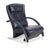 Modern 3100 Lounge Chair in Dark Blue Leather from Rolf Benz For Sale - Image 3 of 16