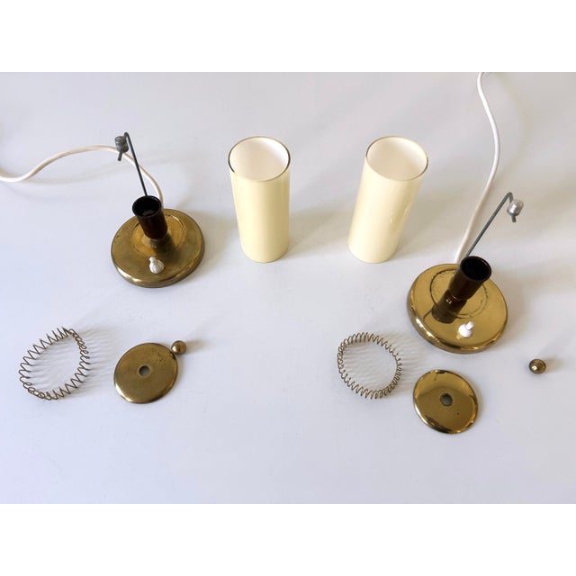 Mid-Century Modern Bedside Table Lamps, Germany, 1950s, Set of 2 For Sale - Image 17 of 18