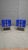 Pair of Blue Glass Bedside Tables Made in Italy Justfurnituress Designer For Sale - Image 10 of 12