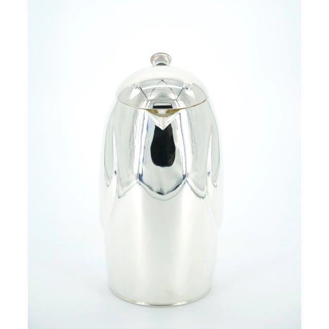 Italian Silver Plated Exterior Insulated Interior Hot / Cold Thermos For Sale - Image 4 of 12