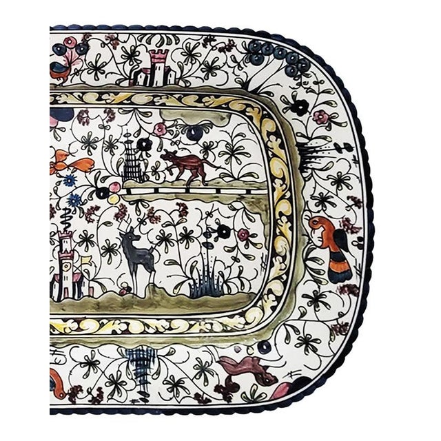 Williams-Sonoma Nazari Hand-Painted Portuguese Earthenware Platter - 17th Century Style. Add Old World charm to your table...