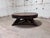 Vintage Brutalist Wabi-Sabi Round Oak Coffee Table, 1950s For Sale - Image 4 of 8