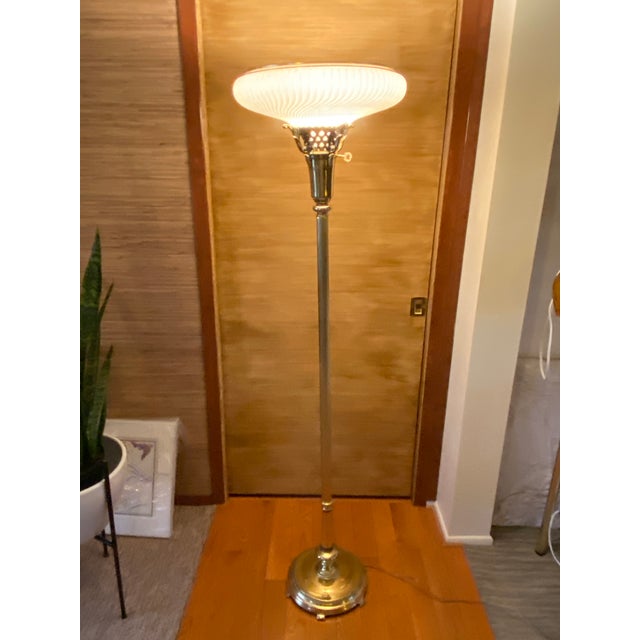 Antique Torchiere Floor Lamp Chairish