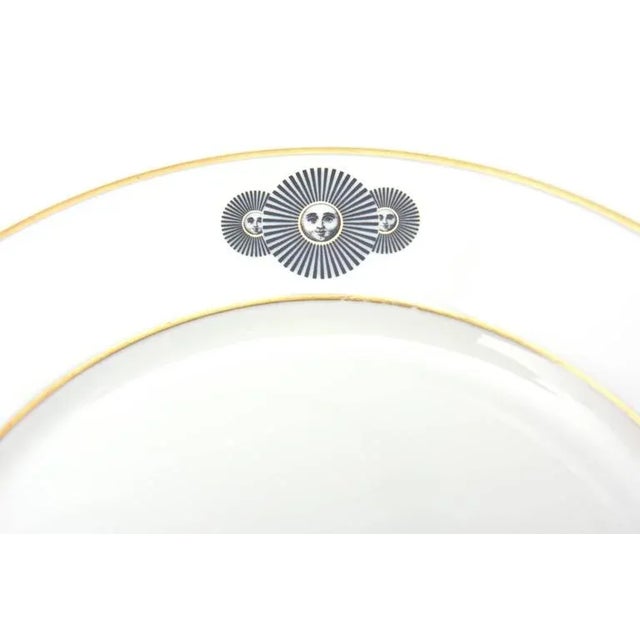Rosenthal Germany Vintage Fornasetti Rosenthal Porcelain Medusa Dessert and Salad Plates- Set of 4 For Sale - Image 4 of 9