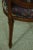 Brown Pair French Louis XV Style Floral Upholstered Armchairs For Sale - Image 8 of 10