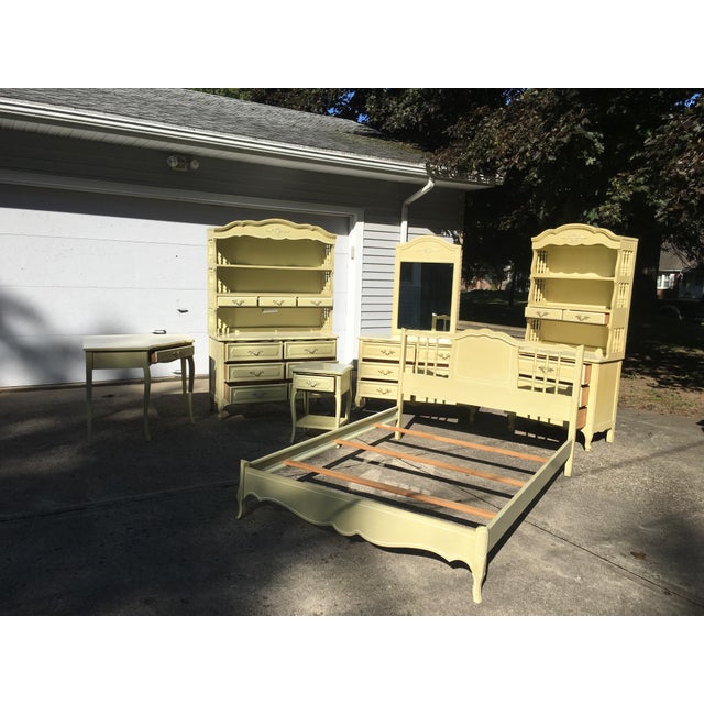 1970s Henry Link Complete French Provincial Bedroom Set, 9 Pieces Chairish