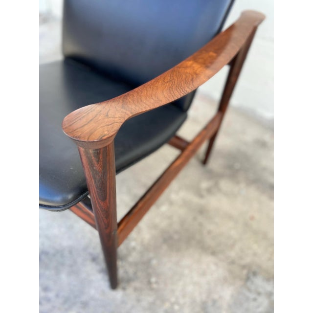 Mid Century Modern Lounge Chair 'Model 711' | by Fredrik Kayser for Vatne Lenestolfabrik For Sale - Image 9 of 11