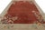 Art Deco Rug & Kilim’s Chinese Art Deco Style Rug in Red & Cream With Floral Pattern For Sale - Image 3 of 7