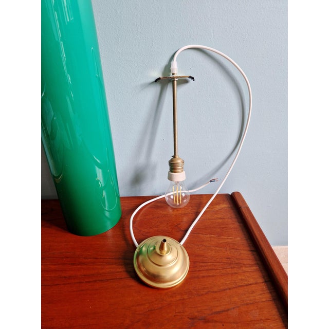 Green and Blue Murano Glass Suspensions by Alessandro Pianon for Vistosi, 1960s, Set of 3 For Sale - Image 12 of 18