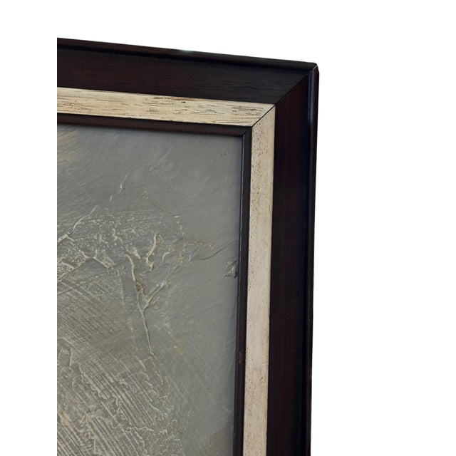Mid-Century Modern Vintage Expressionist Running Horses Oil Painting in Custom Frame For Sale - Image 3 of 9