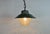 Industrial Green Enamel and Cast Iron Pendant Light, 1960s For Sale - Image 10 of 16