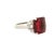 Early 21st Century 8.95 Carat Fantasy-Cut Pink Tourmaline Diamond Platinum Ring, Size 7 For Sale - Image 5 of 6