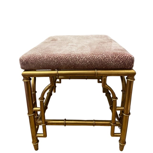Contemporary Collette Stools in Gold by Bungalow 5, Set of 2 For Sale - Image 3 of 6