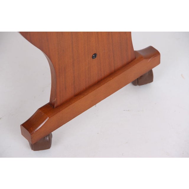 Wood German Reading Table and Newspaper Holder, 1930s For Sale - Image 7 of 10