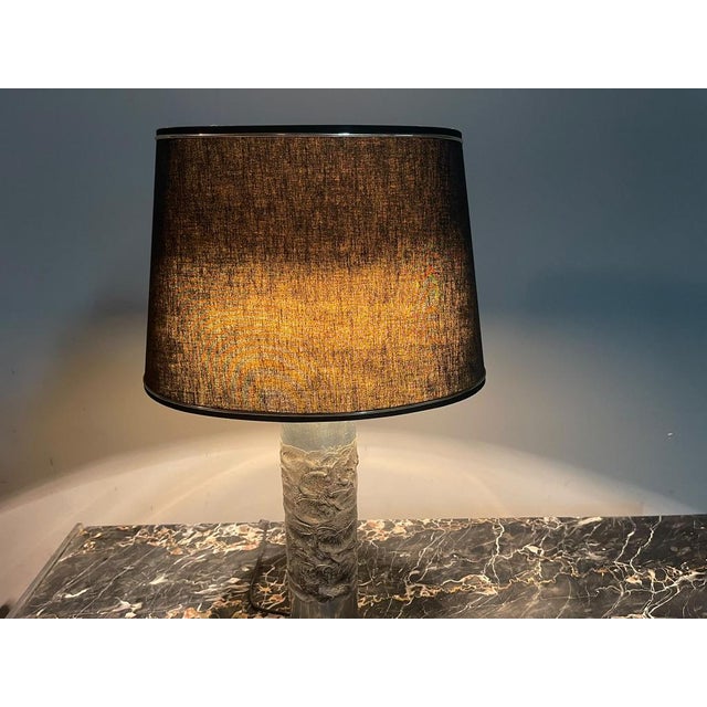 Mid-Century Modern Brutalist Aluminium Table Lamp by Willy Luyckx for Aluclair, Belgium, 1960s For Sale - Image 3 of 10