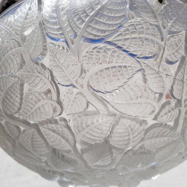 Art Nouveau Charmes Glass Pendant Light by René Lalique for Lalique For Sale - Image 15 of 17