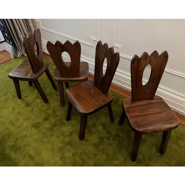 Olavi Hanninen Set of Four Mid 20th Century Olavi Hanninen Atributed Crown Chairs For Sale - Image 4 of 11