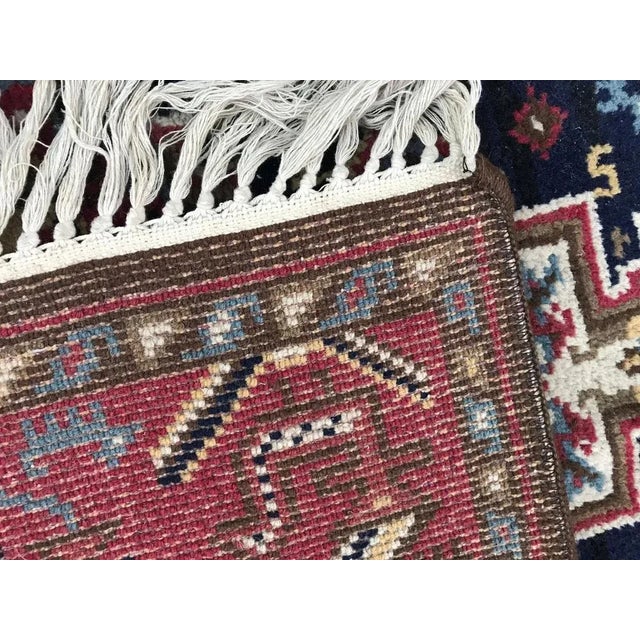 French Shiraz Knotted Rug For Sale - Image 11 of 12
