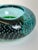 Green and Blue Bullicante Murano Glass Bowl by Galliano Ferro, 1960s For Sale - Image 4 of 10
