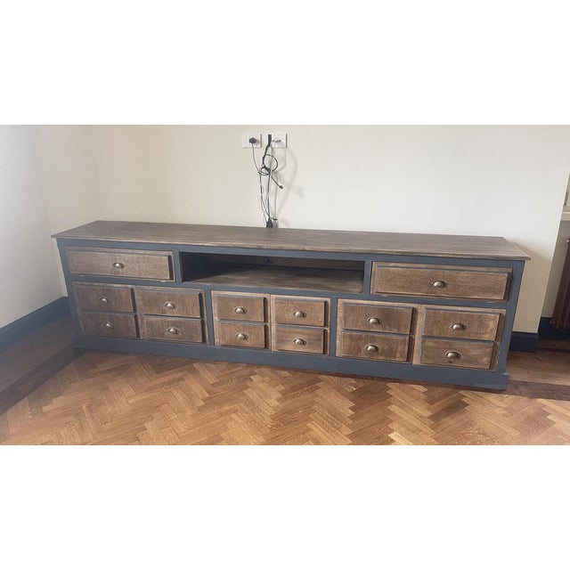 Vintage Counter in Wood, 1960s For Sale - Image 5 of 17