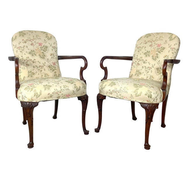 There’s an easy formality to a well-made pair of Georgian Revival armchairs, and this set delivers it with real charm....