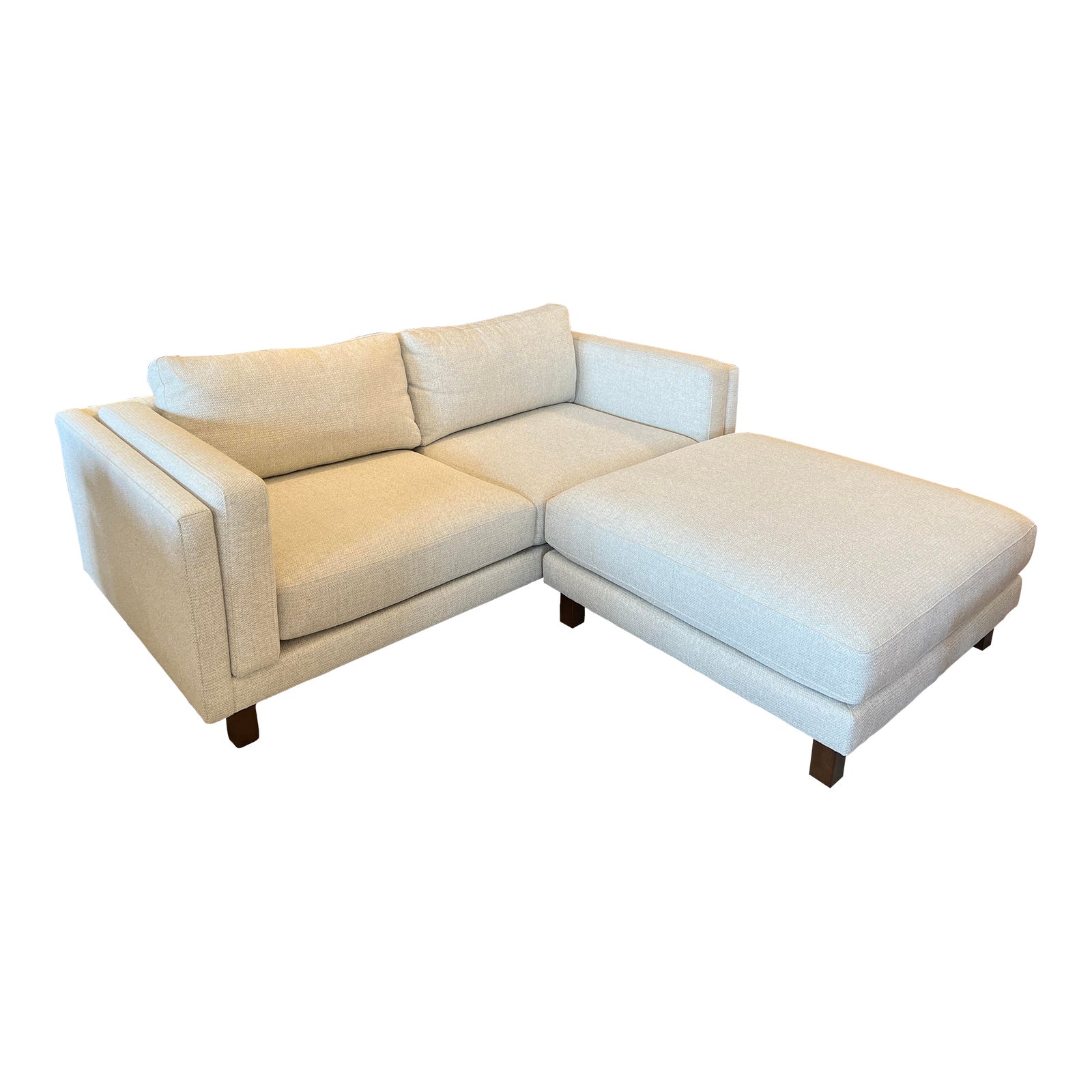 Room & Board Cade Sofa + Cade Ottoman Chairish