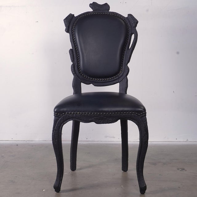 2010s Moooi Smoke Chairs by Maarten Baas, Set of 3 For Sale - Image 5 of 18