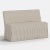 Pink Slipcover for Stoffer Home x Cloth & Company for Lindy Slipcover Dining Banquette in Jane Stripe Mauve For Sale - Image 8 of 8
