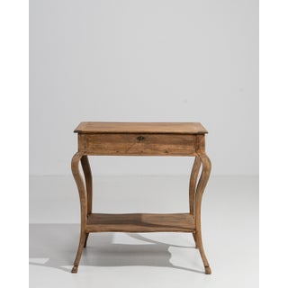 Oak Side Table with Hidden Mirror, Antique, France, Circa 1910 For Sale