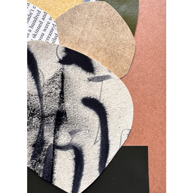 "New Directive 4" Original Mixed-Media Collage on Paper by Zac Woodiel For Sale - Image 4 of 7